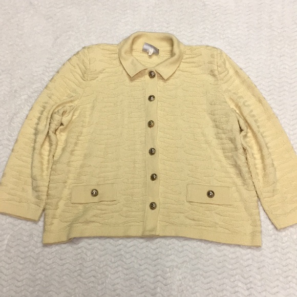 Vintage 80's Mita button down cardigan - size 18 - Picture 1 of 8